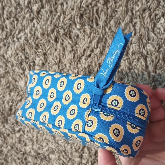 Vera Bradley Eye/Sun Glasses Case Retired In Riveria Blue. - Picture 3 of 6